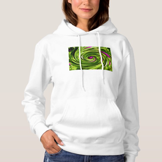 Sweat - shirt à capuche Sweatshirt Abstrait Allium (Devant)