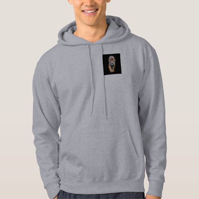 Sweat - shirt à capuche Sweatshirt gris à capuche  (Devant)