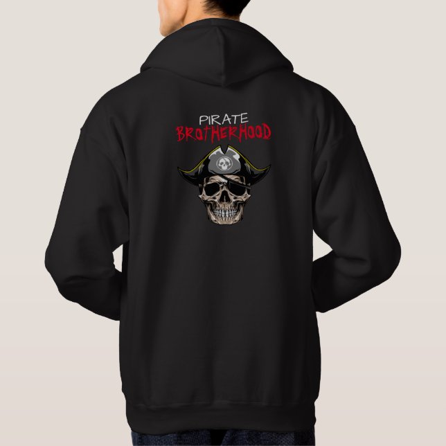SWEAT - SHIRT À CAPUCHE T-shirt PIRATE SKULL BROTH (Dos)
