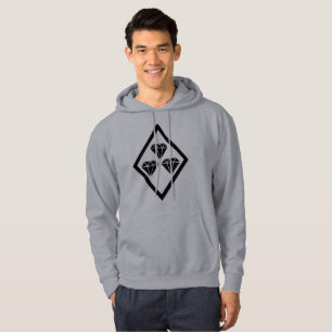 Sweat - shirt à capuche triple de diamant