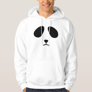 Sweat - shirt à capuche triste de visage de panda