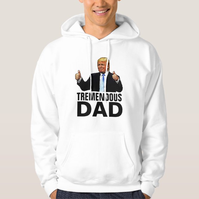 SWEAT - SHIRT À CAPUCHE TRUMP T-SHIRTS DE DAD TRUM (Devant)