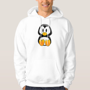 sweat - shirt à capuche tux de pingouin pour bébé