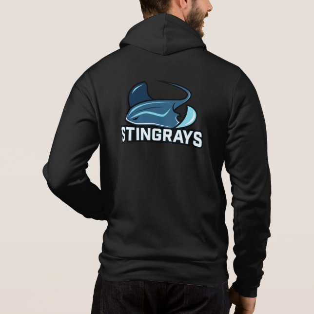 Sweat - shirt à capuche Unisex Full-Zip (Stingrays (Dos)