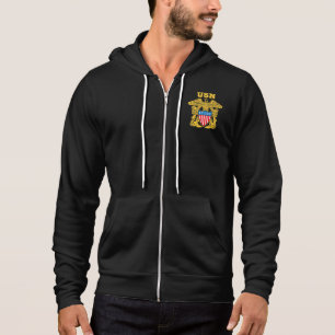 SWEAT - SHIRT À CAPUCHE USN Zipper