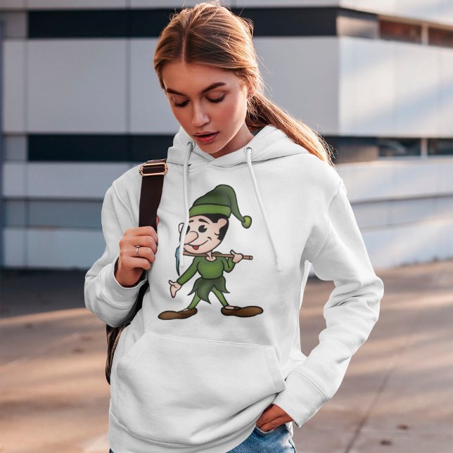 Sweat - shirt à capuche vert nain (Créateur téléchargé)