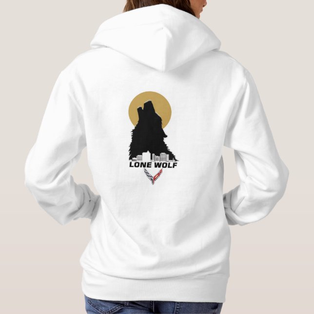 Sweat - shirt à capuche Wolf Lone Ladies (Dos)