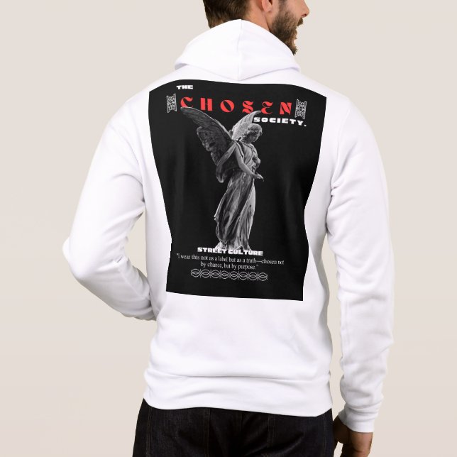 Sweat - shirt à capuche zip Bella personnalisé TCS (Dos)