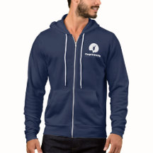 Sweat - shirt à capuche Zip bleu Astro