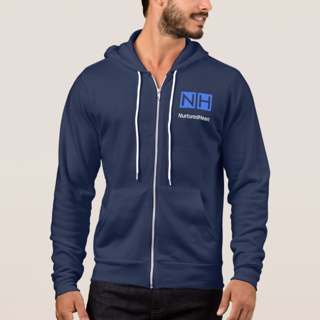SWEAT - SHIRT À CAPUCHE Zip complet pour hommes NH (Devant)