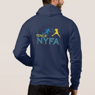 Sweat - shirt à capuche zip de clôture NYFA