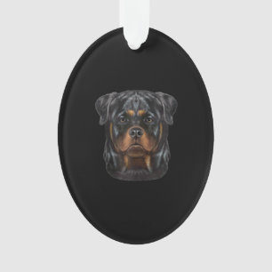 Sweat - shirt à capuche Zip Face Chien Rottweiler