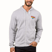 Sweat - shirt à capuche zip LCCI (avant et arrière