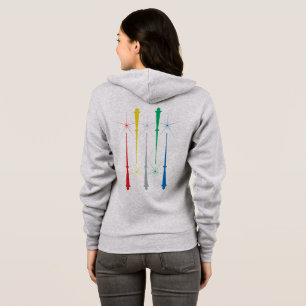 Sweat - shirt à capuche zip Magic Wands