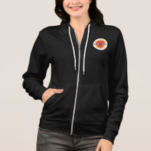 Sweat - shirt à capuche zip noir TCC