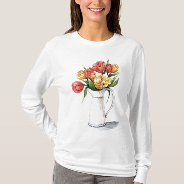 Sweat shirt de tulipes (Devant)
