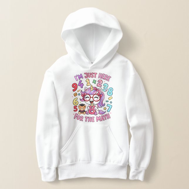 Sweat-shirt drôle de maths pour enfants et enseign (Poser)