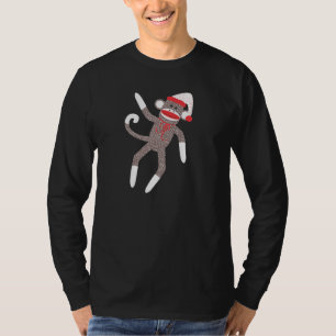 Sweat shirt du père noël de singe de chaussette