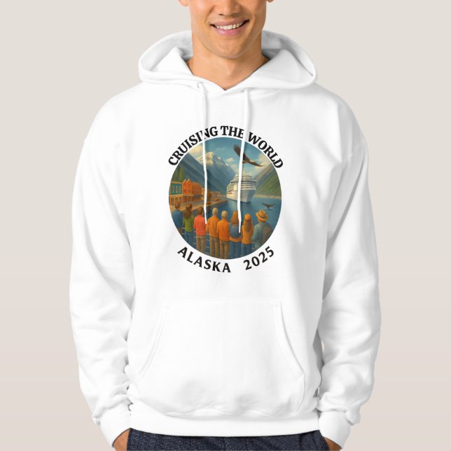 Sweat-shirt ou sweat à capuche pour croisière en A (Devant)