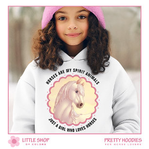 Sweat-shirt Personnalisable pour Fille au Cheval B