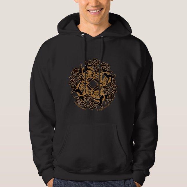 Sweat - shirts à capuche celtiques de Knotwork de (Devant)