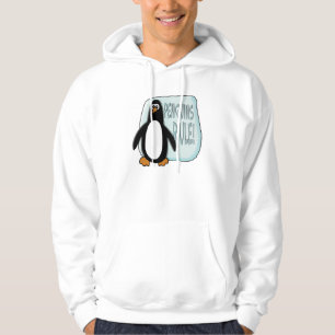 Sweat - shirts à capuche de règle de pingouins