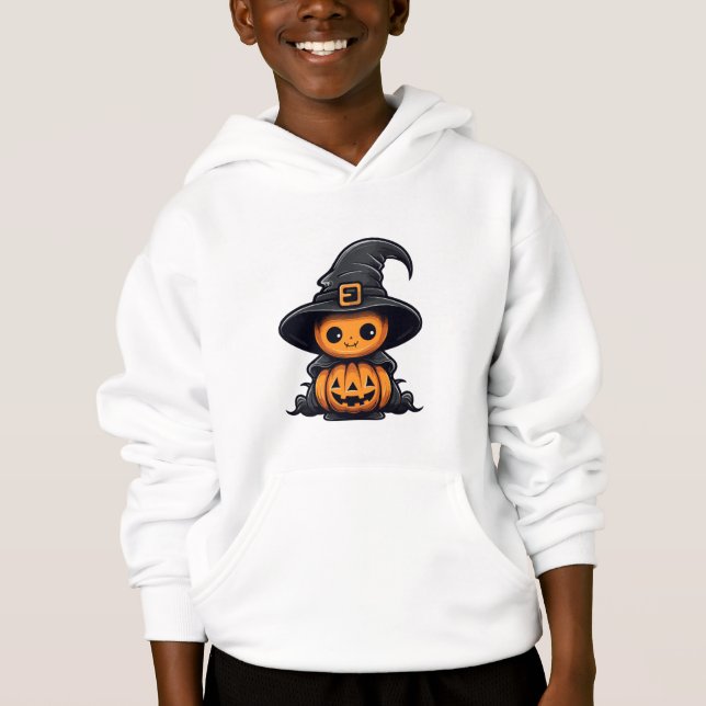 Sweat - shirts à capuche d'Halloween pour enfants (Devant)