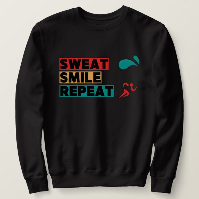 Sweat Smile Répéter Gym (Design devant)