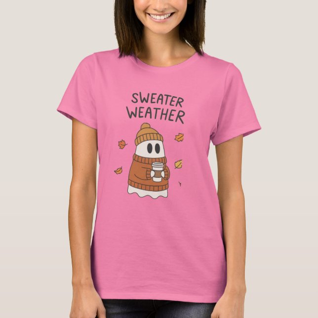 "Sweater Weather" Cosy Automne T-shirt automne (Devant)