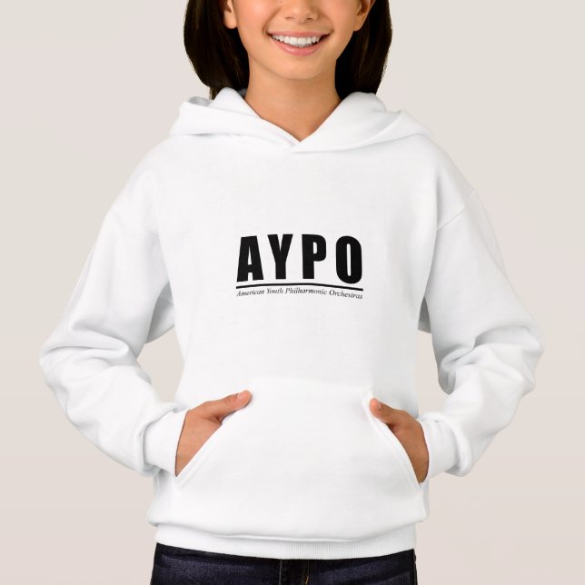 Sweats à capuche pour filles limite de saison AYP0 (Devant)