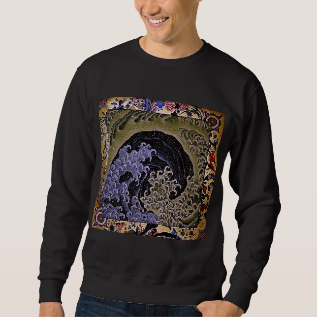 Sweatshirt 北 斎 Feminine Wave Hokusai Art (Devant)