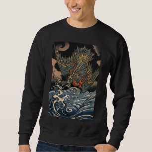 Sweatshirt 海龍, 国芳, dragon de mer, Kuniyoshi, Ukiyo-e