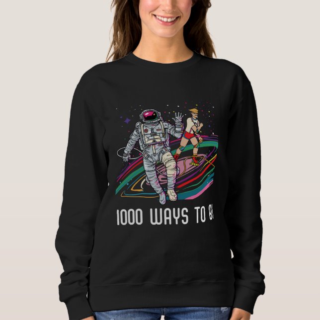 Sweatshirt 1000 Ways To Bi Bisexual Rainbow Pride Bisexuality (Devant)