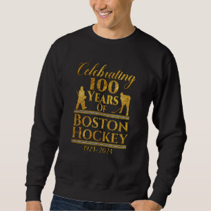 Sweatshirt 100 Ans De Hockey À Boston