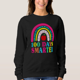 Sweatshirt 100 Days Smarter Teacher Or Student 100th dayLeopa