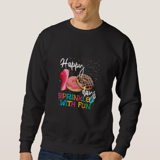 Sweatshirt 100 Days Sprinkled with Fun 100th Day of School Te (Devant)