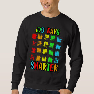 Sweatshirt 100 Jours Enseignant Smarter Enseignant Tea de cla