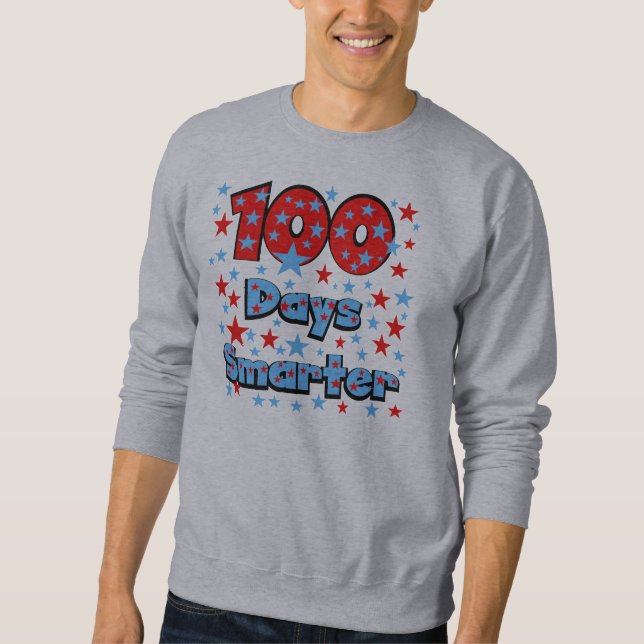Sweatshirt 100 jours plus intelligent (Devant)