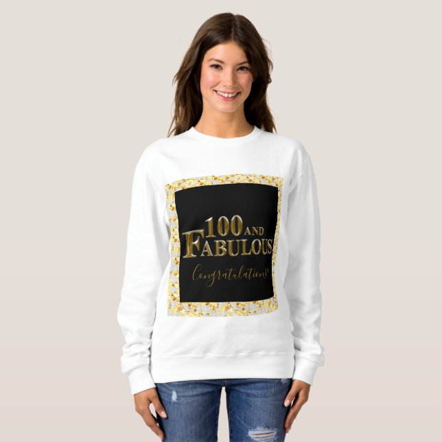 Sweatshirt 100e anniversaire  (Devant entier)