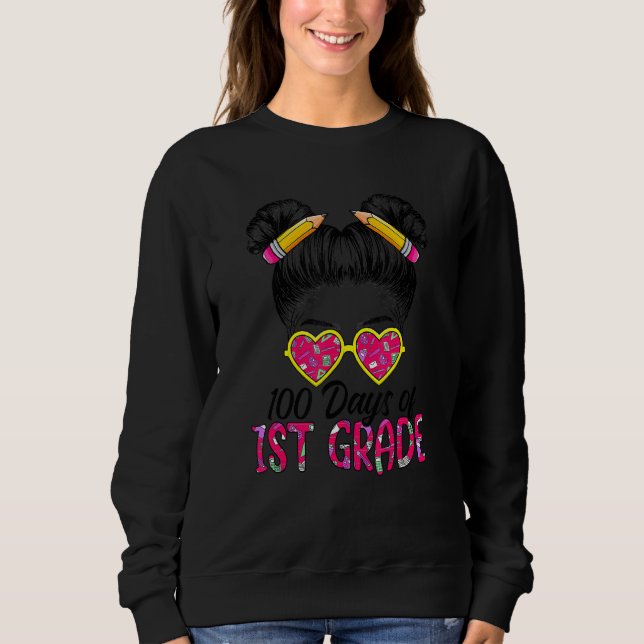 Sweatshirt 100e Jour D'École Première 1ère Année Pour Les Mes (Devant)