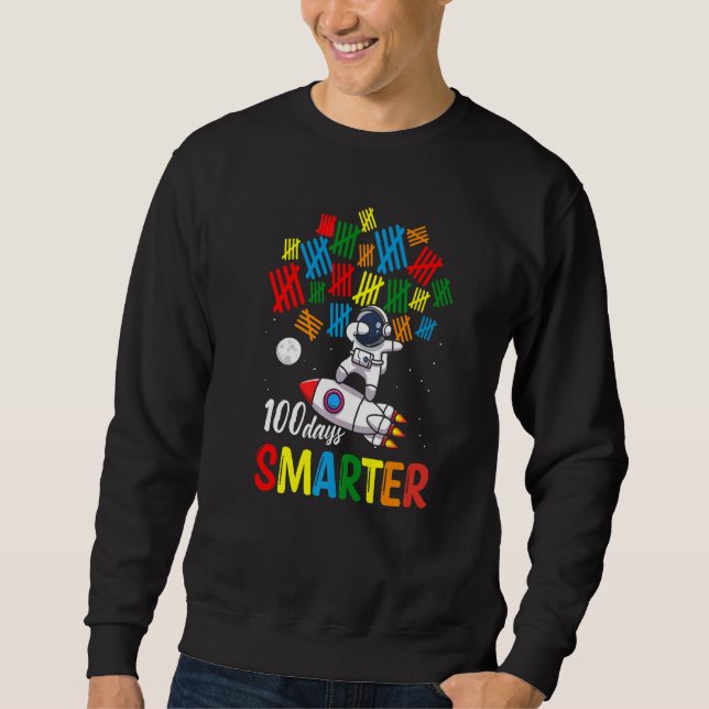 Sweatshirt 100e Jour Smarter 100e Jour De L'École Dabbing (Devant)