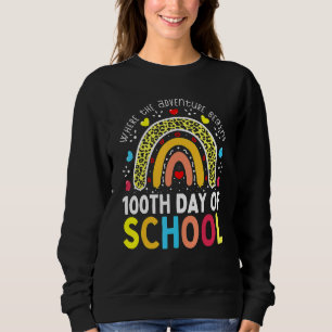 Sweatshirt 100ème Jour De L'École Enseignant 100 Jours Smarte