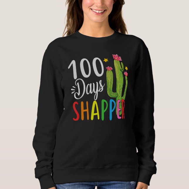 Sweatshirt 100ème Jour De L'Enseignant 100 Jours Plus Sûr Cac (Devant)