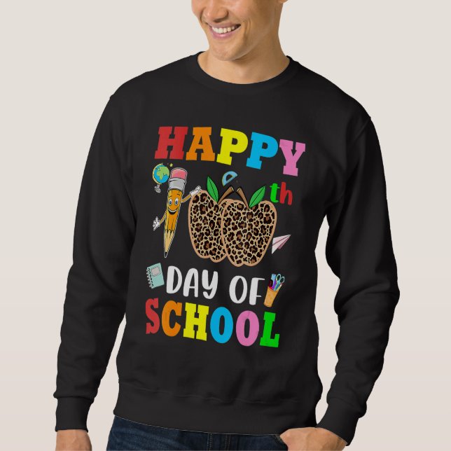 Sweatshirt 100th Day Of School Teachers Costume 100 Days Stud (Devant)