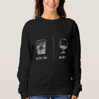 Sweatshirt 10H00 Café Drôle Vs Boissons De Bière À Ti