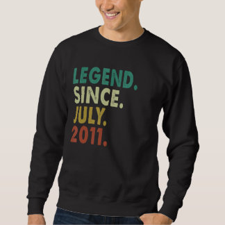 Sweatshirt 11 Ancienne légende depuis juillet 2011 11e annive