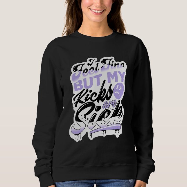 Sweatshirt 11 Chaussures Tee Violet Pure Basse Je Me Sens Vio (Devant)