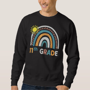 Sweatshirt 11e année Retour au lycée arc-en-ciel mignon 1