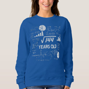 Sweatshirt 12e Birthday Love Math Square Root 144 Teacher