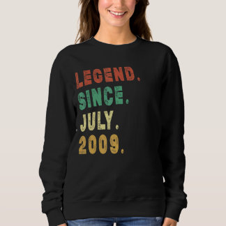 Sweatshirt 13 Ans Légende depuis Juillet 2009 13e Anniversair